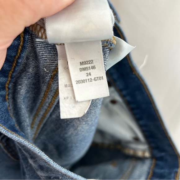 Madewell high rise denim cutoff jean shorts distressed - Picture 7 of 7